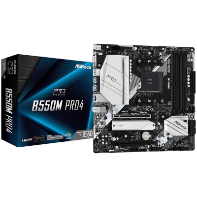 ASRock B550M Pro4, AMD B550 Mainboard Socket AM4