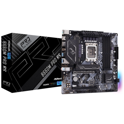 ASRock B660M Pro RS DDR4, Intel B660 Mainboard LGA1700
