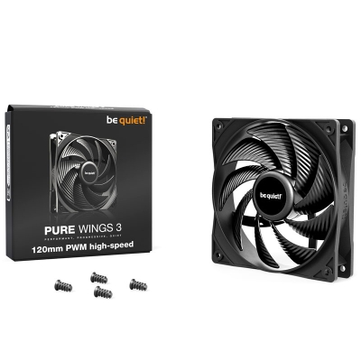 be quiet! Pure Wings 3 PWM Fan, High Speed - 120mm