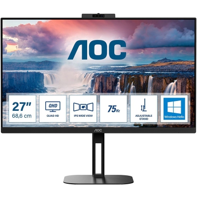 AOC V5 Q27V5CW, 68,6 cm (27"), 75Hz, QHD, IPS - USB-C, DP, HDMI