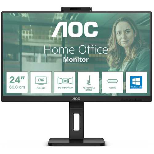 AOC 24P3CW, 60,5 cm (23.8"), 75Hz, FHD, IPS - USB-C, DP, HDMI