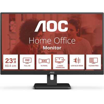 AOC 24E3UM, 61 cm (24"), 75Hz, FHD, VA - VGA, DP, HDMI