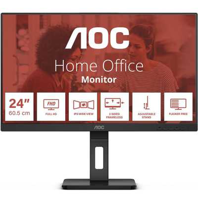 AOC E3 24E3QAF, 61 cm (24"), 75Hz, FHD, IPS - DP, HDMI