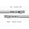 Apple MacBook Pro 16 Silver, M3 Pro Chip, 41,1 cm (16.2"), 3.5K, Apple GPU Graphics, 18GB RAM, 512GB SSD, macOS
