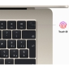 Apple MacBook Air 15 Starlight, M2 Chip, 38,9 cm (15.3"), WQXGA+, Apple GPU Graphics, 8GB RAM, 512GB SSD, macOS