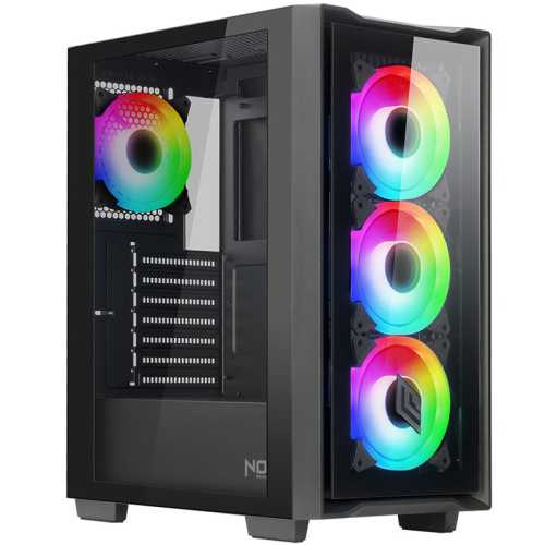 Noua Smash S101 Mid-Tower, 4xFans ARGB - Black