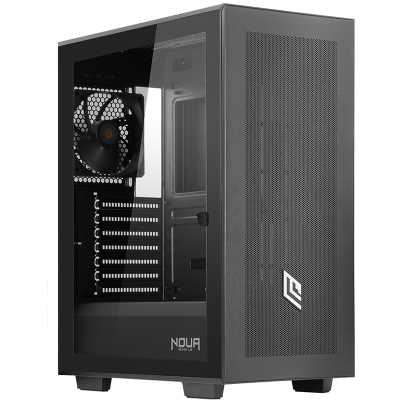 Noua Utopia F501 Mid-Tower, 1xFan PWM - Black