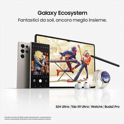 Samsung Galaxy S24 Ultra 5G Gray, 17,3 cm (6.8"), 12GB RAM, 512GB, 200MP, Android