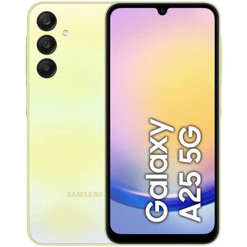 Samsung Galaxy A25 5G Yellow, 16,5 cm (6.5"), 6GB RAM, 128GB, 50MP, Android