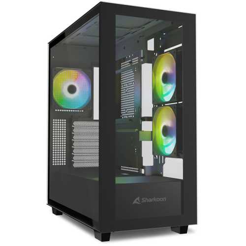 Sharkoon Rebel C60 RGB Mid-Tower, Side-Glass - Black