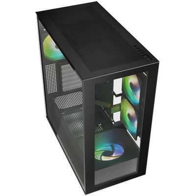 Sharkoon Rebel C60 RGB Mid-Tower, Side-Glass - Black