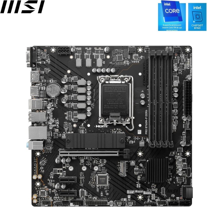 MSI Pro B760M-P DDR4, LGA 1700