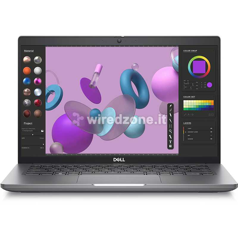 Dell Precision 3480, i7-1370P, 35,6 cm (14"), FHD, RTX A500 4GB, 32GB DDR5, 512GB SSD, W11 Pro