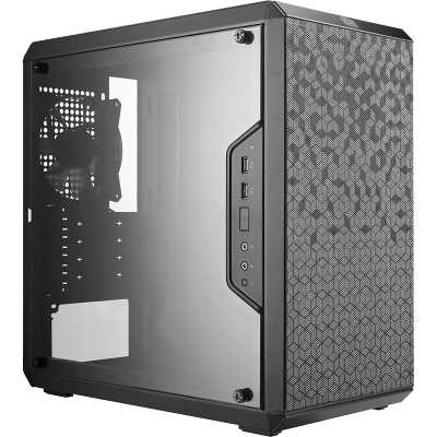 Cooler Master MasterBox Q300L Mini-Tower, Side-Glass - Black