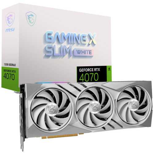 MSI GeForce RTX 4070 Gaming X Slim White 12G GDDR6X