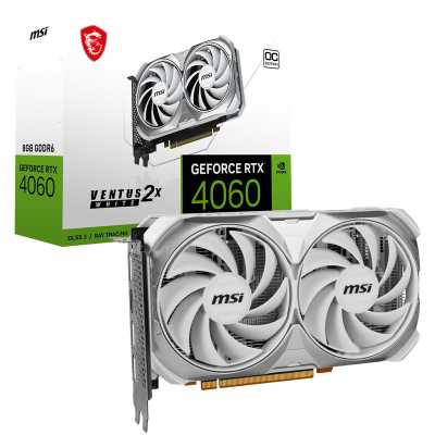MSI GeForce RTX 4060 Ventus 2X White O8G GDDR6