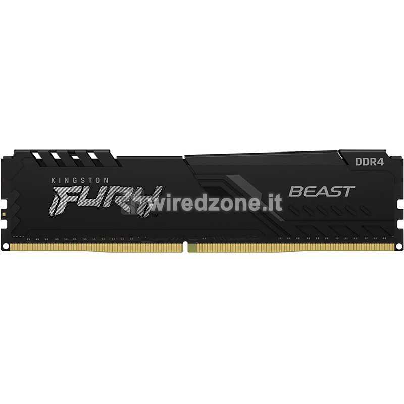 Kingston FURY Beast Black, DDR4-2666, CL16, DIMM - 8 GB (1x8GB)