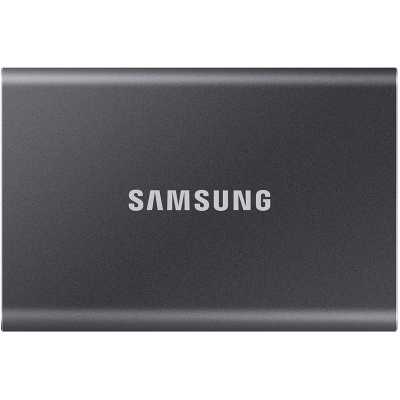Samsung Portable T7 Grey SSD, USB-C 3.2 Gen2, NVMe, Small - 2 TB