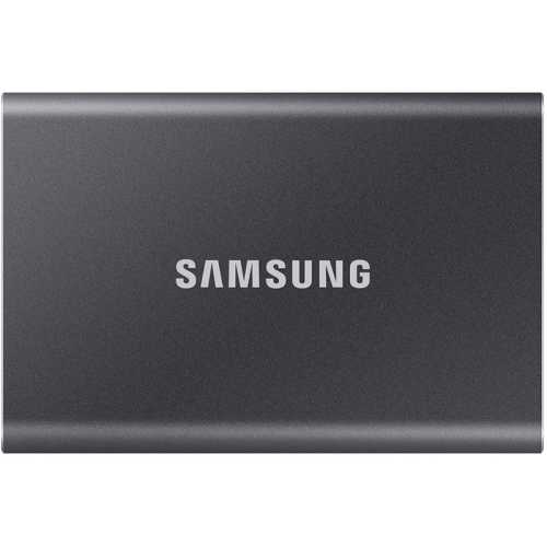 Samsung Portable T7 Grey SSD, USB-C 3.2 Gen2, NVMe, Small - 2 TB