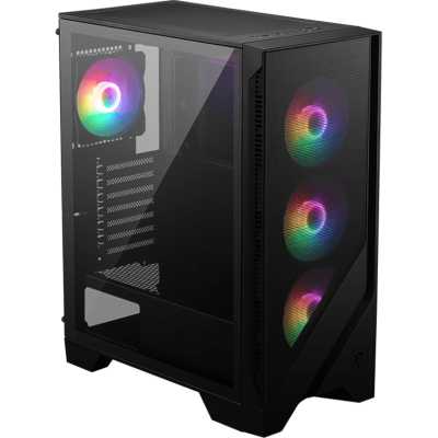 MSI MAG Forge 120A AirFlow Mid-Tower, Side-Glass - Black