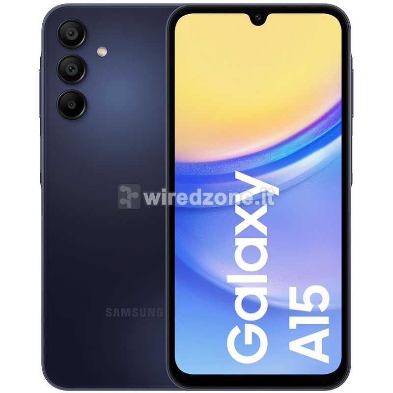 Samsung Galaxy A15 4G BlueBlack, 16,5 cm (6.5"), 4GB RAM, 128GB, 50MP, Android