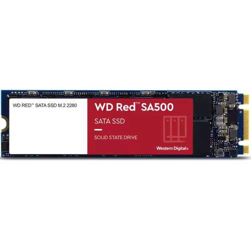 Western Digital WD Red SA500 NAS SSD, SATA 6G, M.2 2280 - 500 GB