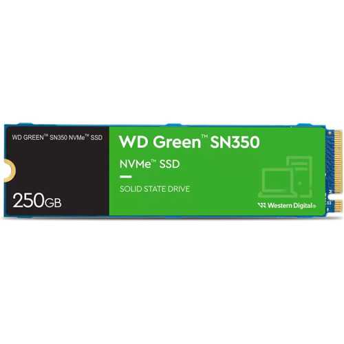 Western Digital WD Green SN350 SSD, PCIe Gen3x4, NVMe, M.2 2280 - 250 GB