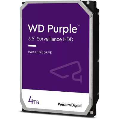 WD Purple Video HDD, SATA 6G, 5400 RPM, 256 MB - 4 TB