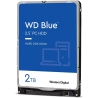 Western Digital WD Blue PC Mobile HDD, SATA 6G, 5400 RPM, 2.5-inch - 2 TB