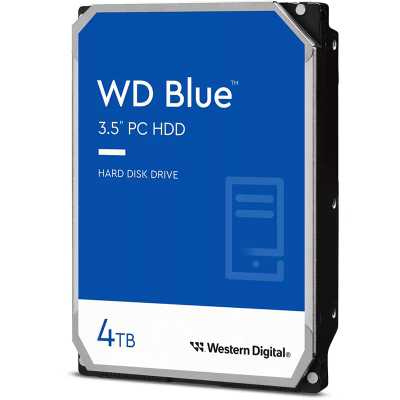 WD Blue HDD, SATA 6G, 5400 RPM, 256 MB - 4 TB