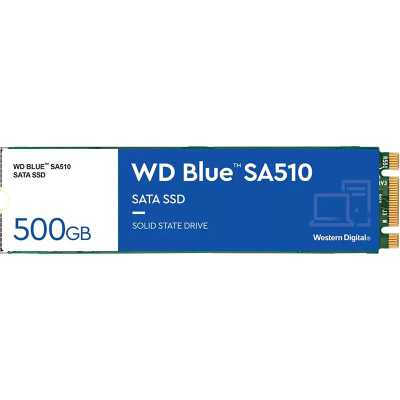 WD Blue SA510 SSD, SATA 6G, M.2 2280 - 500 GB