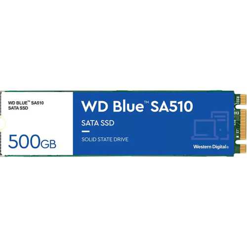 Western Digital WD Blue SA510 SSD, SATA 6G, M.2 2280 - 500 GB