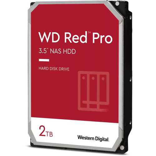 Western Digital WD Red Pro NAS, SATA 6G, 7200 RPM, 3.5-inch - 2 TB
