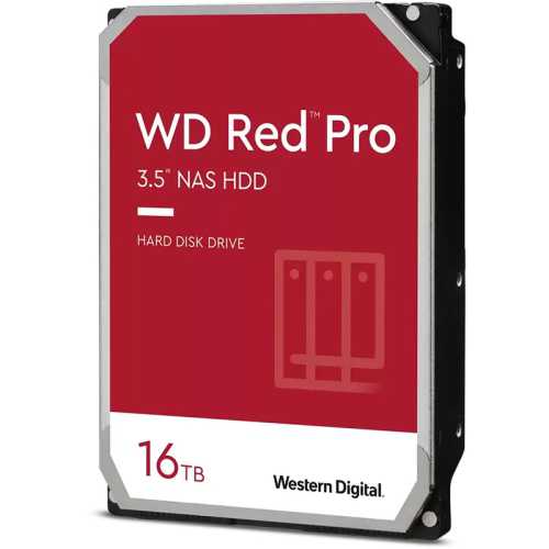 Western Digital WD Red Pro NAS HDD, SATA 6G, 7200 RPM, 3.5-inch - 16 TB