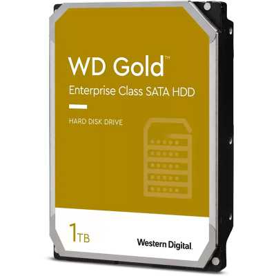 Western Digital WD Gold HDD, SATA 6G, 7200 RPM, 3.5-inch - 1 TB