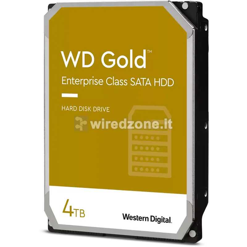 Western Digital WD Gold HDD, SATA 6G, 7200 RPM, 3.5-inch - 4 TB