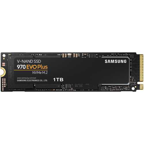 Samsung 970 Evo Plus SSD, PCIe Gen3x4, NVMe, M.2 2280 - 1 TB
