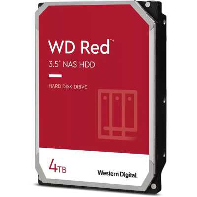 WD Red NAS HDD, SATA 6G, 5400 RPM, 256 MB - 4 TB