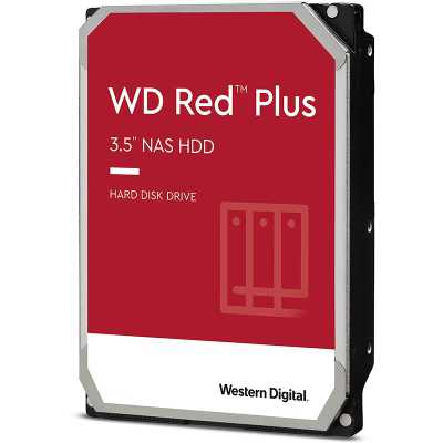 Western Digital WD Red Plus NAS HDD, SATA 6G, 5400 RPM, 3.5-inch - 6 TB