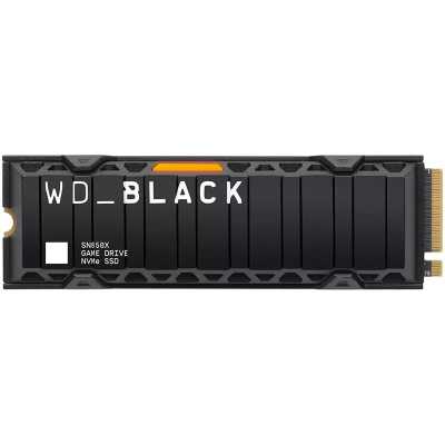 WD_BLACK SN850X SSD with Heatsink, PCIe Gen4x4, NVMe, M.2 2280 - 1 TB