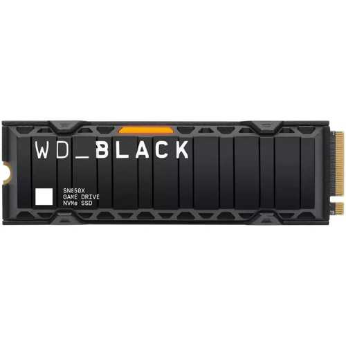 Western Digital WD_BLACK SN850X SSD with Heatsink, PCIe Gen4x4, NVMe, M.2 2280 - 2 TB