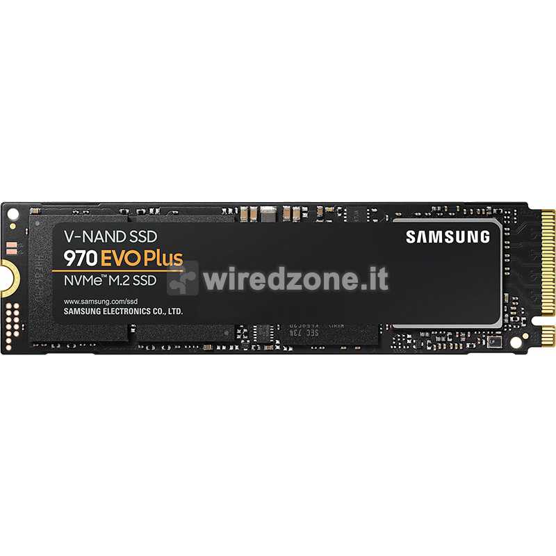 Ssamsung 970 EVO Plus SSD, PCIe Gen3x4, NVMe, M.2 2280 - 250 GB