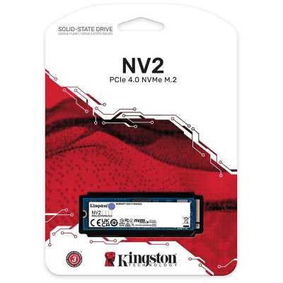 Kingston NV2 SSD, PCIe Gen4x4, NVMe, M.2 2280 - 4 TB