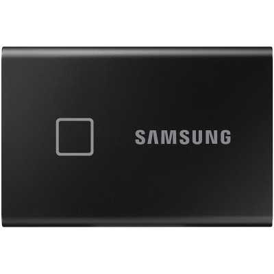 Samsung Portable T7 Touch Black SSD, USB-C 3.2 Gen2, NVMe, Small - 1 TB