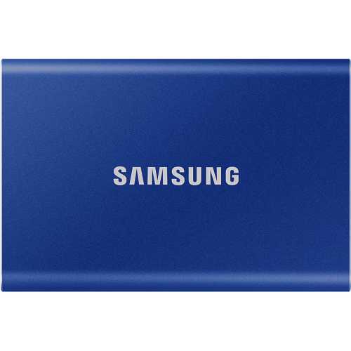 Samsung Portable T7 Blue SSD, USB-C 3.2 Gen2, Small - 500 GB