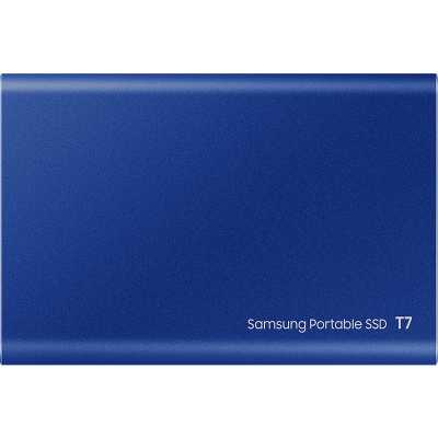 Samsung Portable T7 Blue SSD, USB-C 3.2 Gen2, Small - 500 GB
