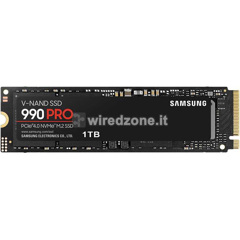 Samsung 990 Pro SSD, PCIe Gen4x4, NVMe, M.2 2280 - 1 TB