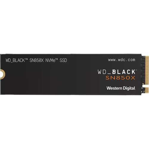 Western Digital WD_BLACK SN850X SSD, PCIe Gen4x4, NVMe, M.2 2280 - 4 TB