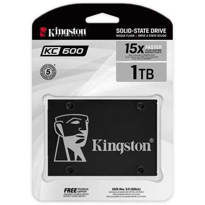 Kingston KC600 SSD, SATA 6G, 2.5-inch - 1 TB