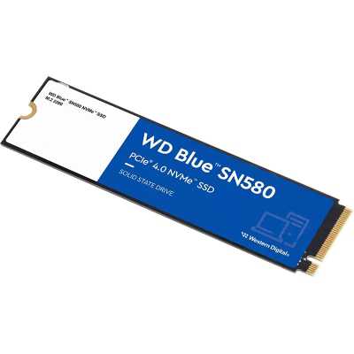 Western Digital WD Blue SN580 SSD, PCIe Gen4x4, NVMe, M.2 2280 - 500 GB
